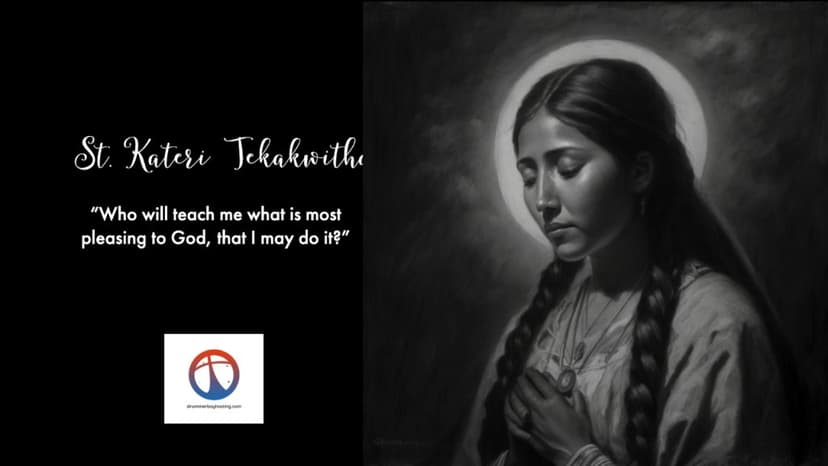 St. Kateri Tekakwitha - Saint of the month of July 2023