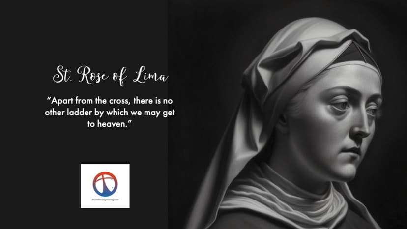 St. Rose of Lima - Catholic Saint of the month of October 2023