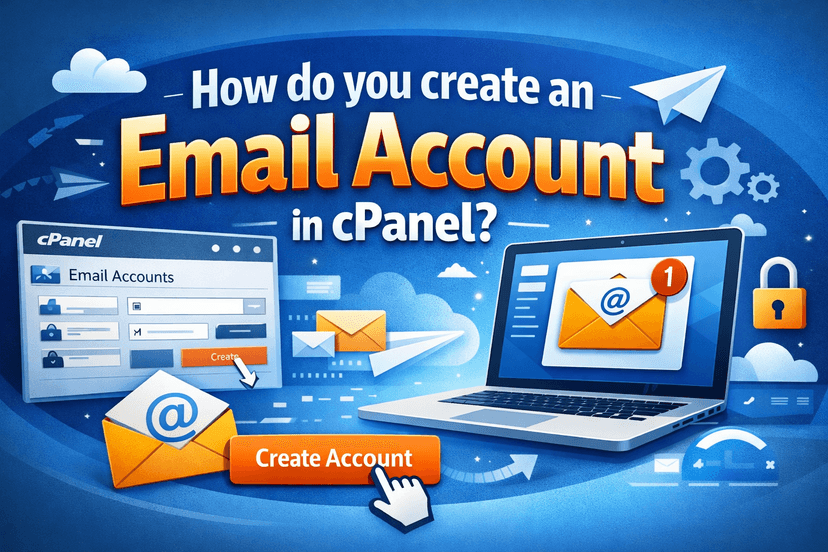 How do you create an email account in cPanel?